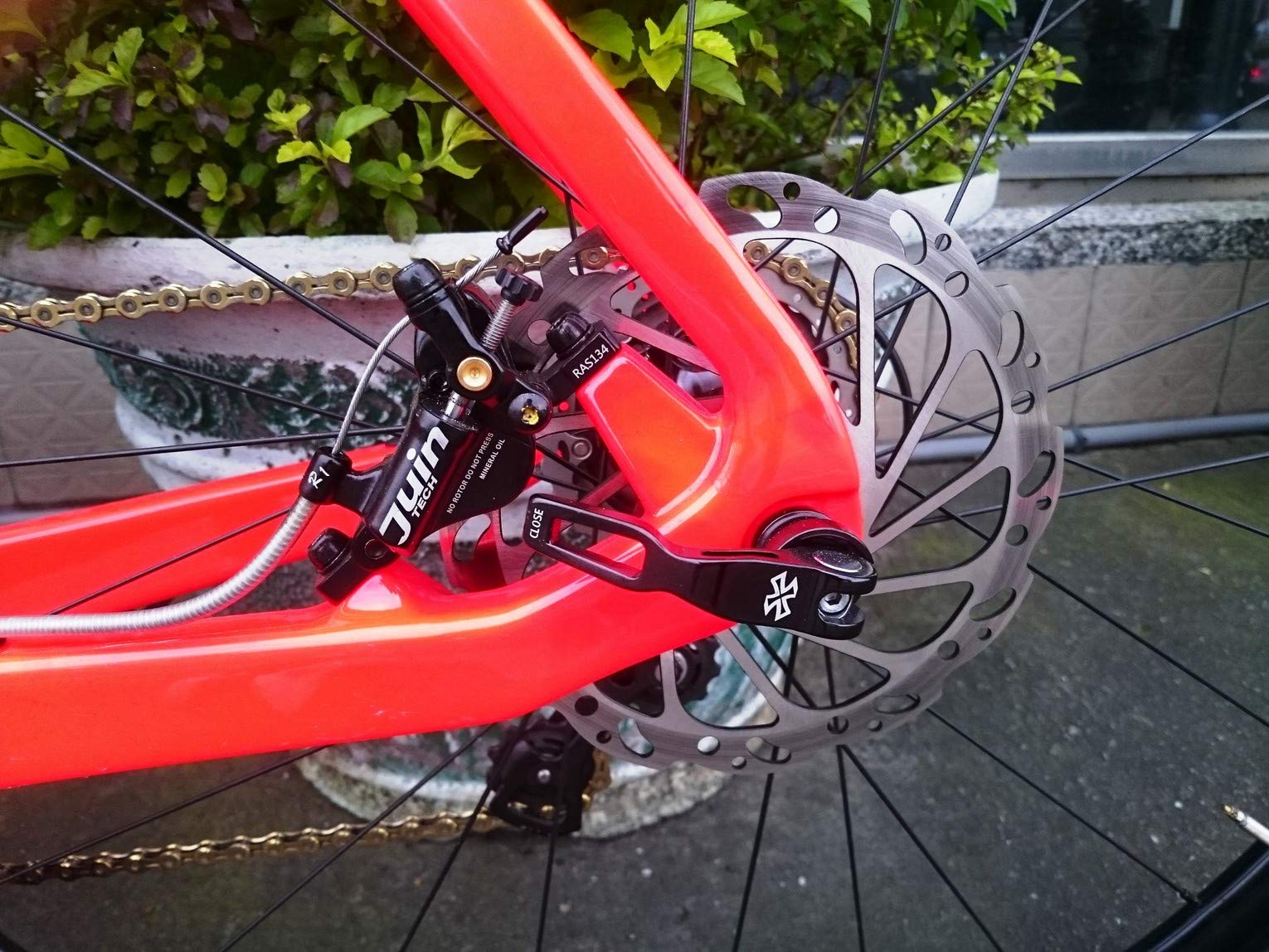 Amazon.com : Juin Tech R1 Cable-Actuated Hydraulic Disc Brake
